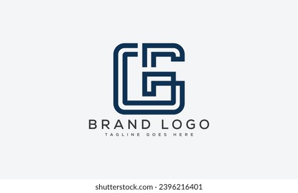 letter GF logo design vector template design for brand.