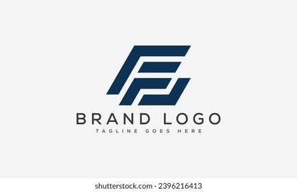 diseño de la plantilla vectorial del logotipo GF de letra para la marca.
