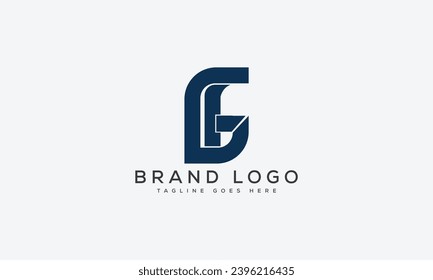 letter GF logo design vector template design for brand.
