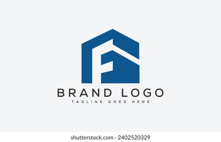 diseño de la plantilla vectorial del logotipo GF de letra para la marca.