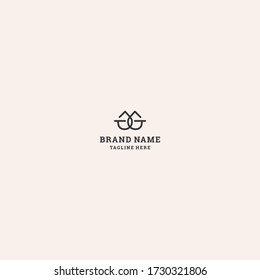 Letter GG Abstract logo template design in Vector illustration 