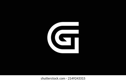 Letter Gg G Logo Design Vector Stock Vector (Royalty Free) 2149243315 ...