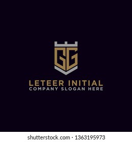 Letter GG Initial icon / logo design Monogram inspiration. - vector