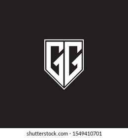 Letter GG logo Design Template