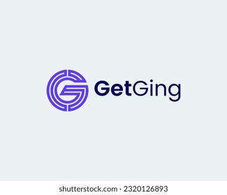 Letter GG Simple Modern Logo