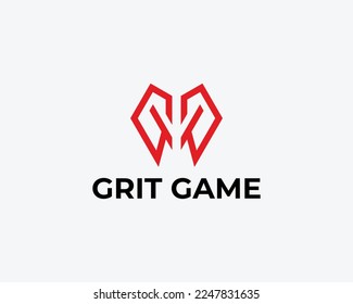 Letter GG Simple Monogram Logo