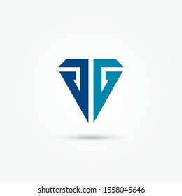 Letter GG vector abstract. Corporate Logo Templates. logo abstract vector. Logo Business Technology Abstract Design
