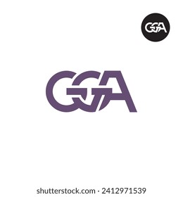 Letter GGA Monogram Logo Design