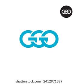 Letter GGO Monogram Logo Design