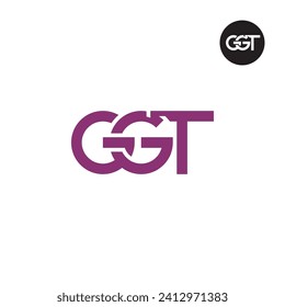 Letter GGT Monogram Logo Design