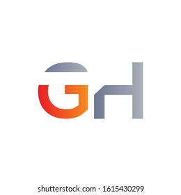 letter GH Logo Design Linked Vector Template. Initial GH Vector Illustration