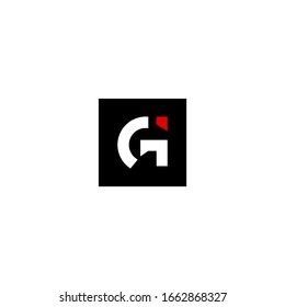 Letter GI logo Template Vector