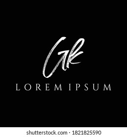 Letter GK luxury logo design vector
