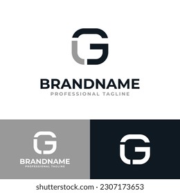 Letter GL or LG Monogram Logo, suitable for any business with GL or LG initials