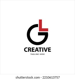 Letter GL Logo Vector Design