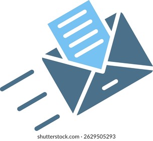 Letter Glyph Two Colour Icon