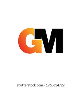 Letter GM logo icon design vector. monogram logo vector illustration