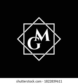 Letter GM luxury logo design vector