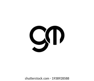 Letter Gm Md Logo Design Vector Stock Vector (Royalty Free) 1938928588 ...