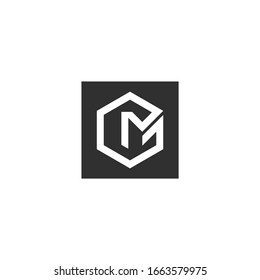 Letter GM, MG Logo Template Vektorillustration