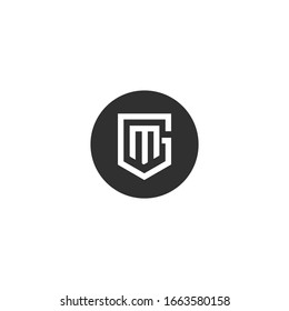 Letter GM, MG Logo Template Vektorillustration