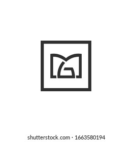 Letter GM, MG Logo Template Vektorillustration
