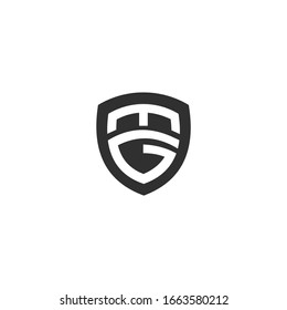 Letra GM, vector de plantilla de logotipo MG