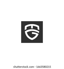 Letra GM, vector de plantilla de logotipo MG