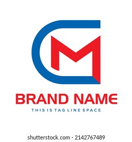 Logotipo de gráfico de vectores GM