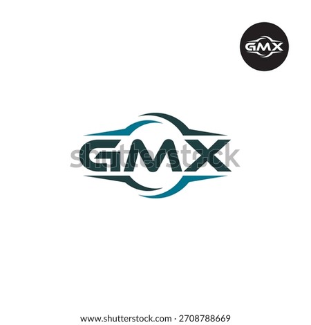 Letter GMX Logo Initials Acronym