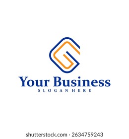 Letter GN logo design concept vector. Initial GN Logo Design Template. Creative Symbol. Icon