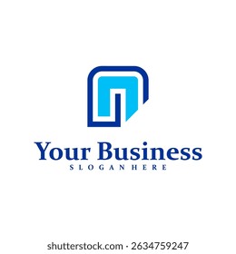 Letra GN logotipo conceito vetor. Modelo inicial de design de logotipo GN. Símbolo Criativo. Ícone