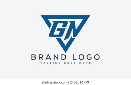 Buchstabe GN Logo Design Vektordesign Vorlage Design für Marke.