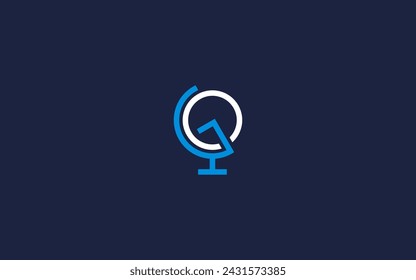 letter go with globe logo icon design vector design template inspiration