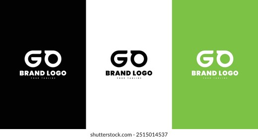 Letter GO logo design. Modern logo design for your brand.