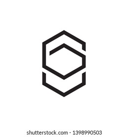 Letter GO logo design vector