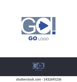 Letter GO logo vector design 