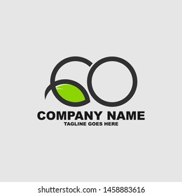 Letter GO logo vector design template