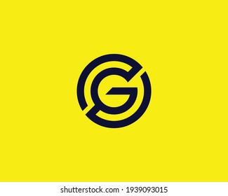 letter go and og logo design vector template