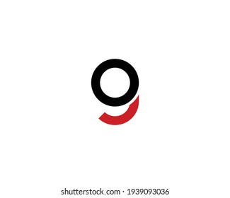 letter go and og logo design vector template