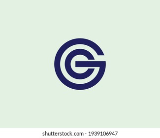 letter go and og logo design vector template