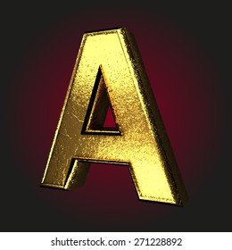 a letter of gold