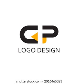 letter gp for logo company design