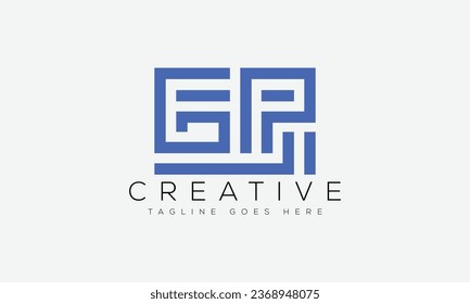 Letter GP logo design template vector illustration