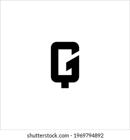 letter GP logo design vector sign