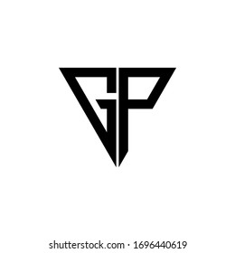 Letter GP Logo Icon Design Template