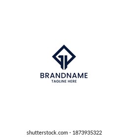 Letter GP logo icon design template vector