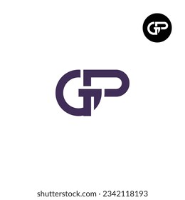 Letter GP Monogram Logo Design
