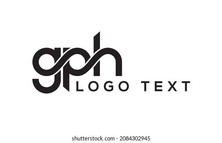 Letter GPH creative logo design vector	