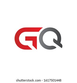 letter GQ Linked Logo Vector Template. Initial GQ Logo Design